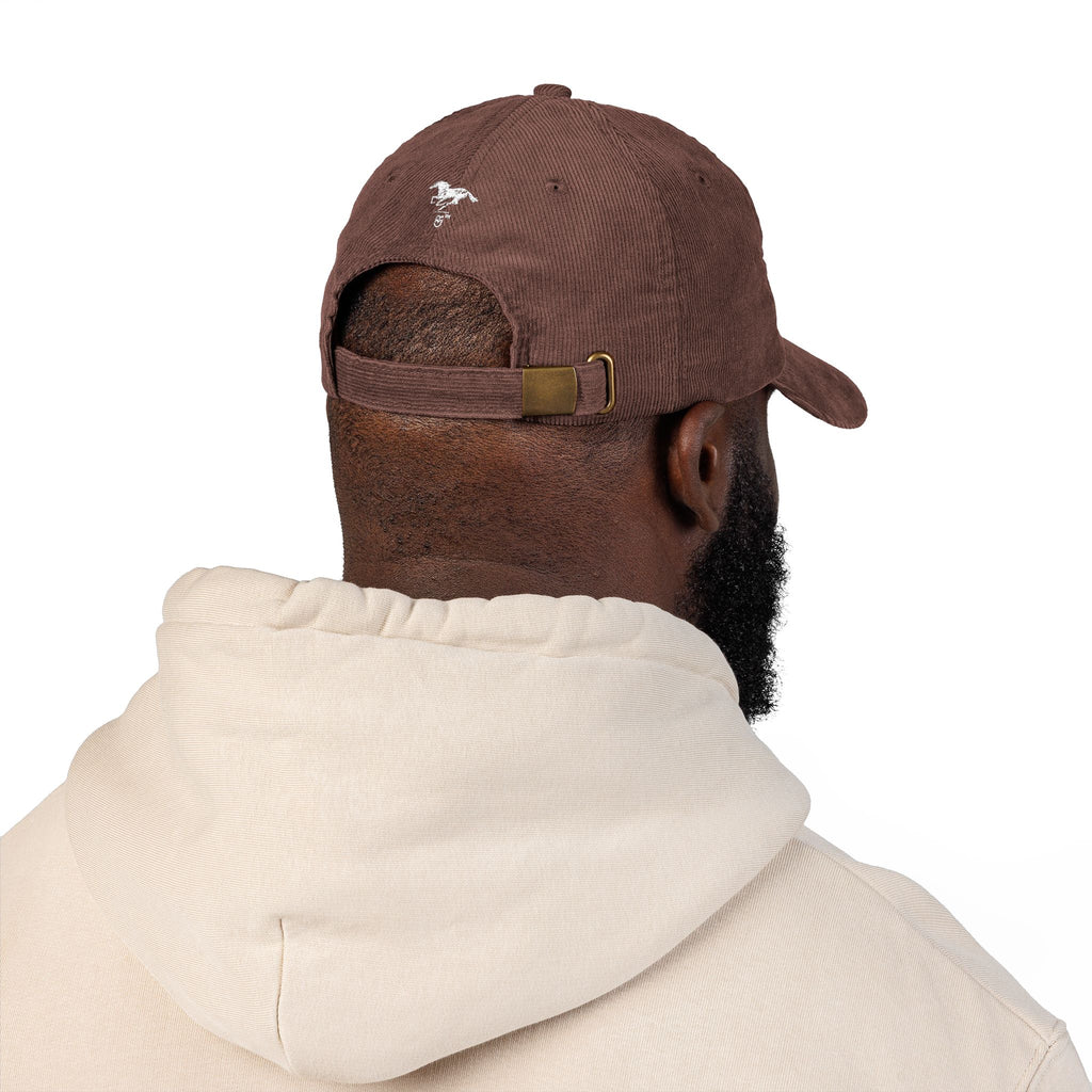 Corduroy  Hat — Embroidered “Not Here to Please Everyone”