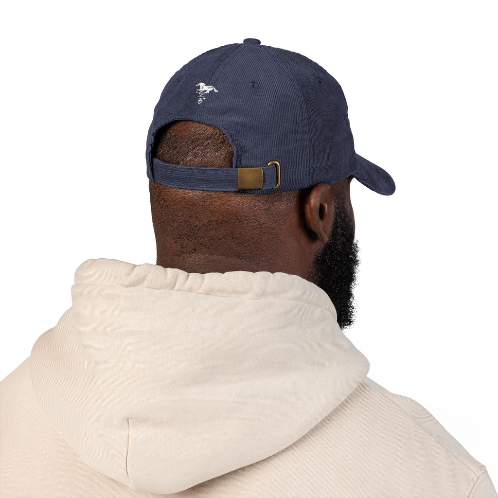 Corduroy  Hat — Embroidered “Not Here to Please Everyone”